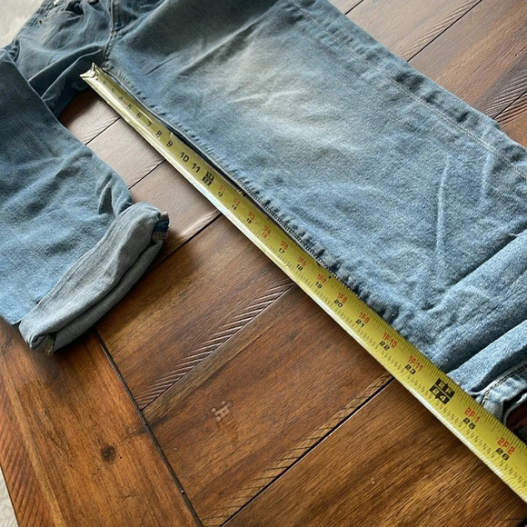 Lucky  Jeans blue denim sweet crop size 4/27 cropped - Picture 15 of 16